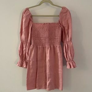Reformation pink dress